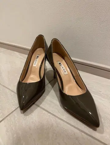 Diana 다크 브라운 7cm 힐