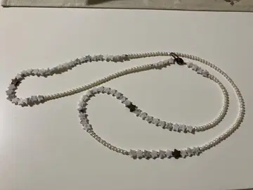 KOMI 별 담수 펄 목걸이