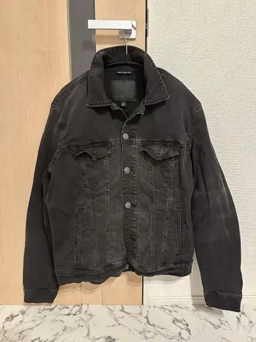새상품급 AMERICANEAGLE 아메리칸 이글 블랙 데님 자켓