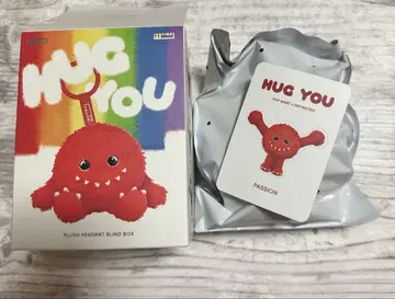 새상품 POP MART HUG YOU 봉제 인형 펜던트 PASSION