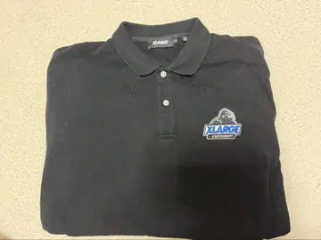X LARGE 피케 셔츠 블랙