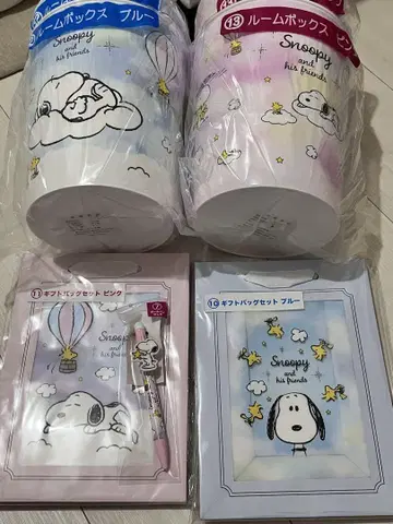 스누피 쿠지 7세트