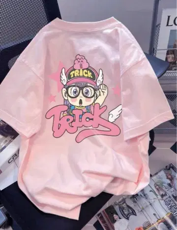 아라레짱 T셔츠 인기 상품 미사용 새상품 애니메이션 캐릭터 T셔츠 코믹스