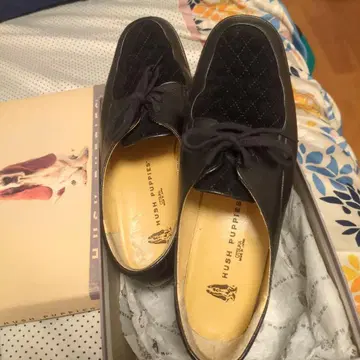 HUSH PUPPIES 블랙 쿼터 부츠