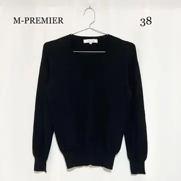 0173 M-PREMIER V넥 스웨터 38 사이즈