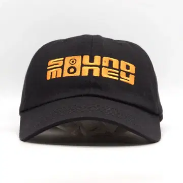 Sound money 사운드 머니 자수 캡 구제 의류 블랙 건전 화폐