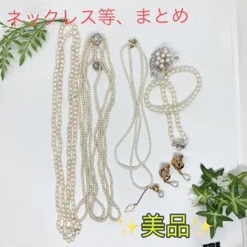 [ 새상품급 ] 새상품급 실버 진주 넥타이핀 목걸이 펄 모음