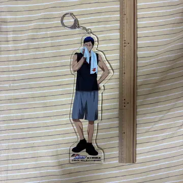 파랑 봉대 아크릴 키링 약 15cm