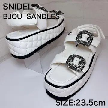2023년 SNIDEL 스나이델(23.5) 후스베트 비쥬 샌들