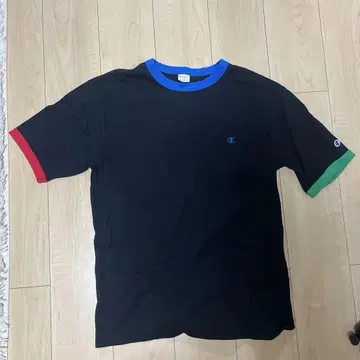 Champion 컬러풀 리브 티셔츠