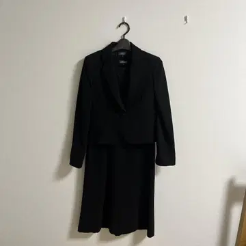 블랙 포멀 자켓 원피스 세트 9호