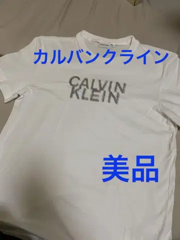 Calvin Klein 화이트 티셔츠 L. 새상품급.