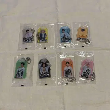 Snow Man 부적 키링 8개 세트