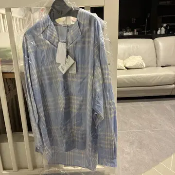 AURALEE FINXTYPEWRITER CHECKSHIRT 사이즈 4