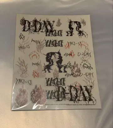 D-DAY 스티커 & 타투 스티커 세트