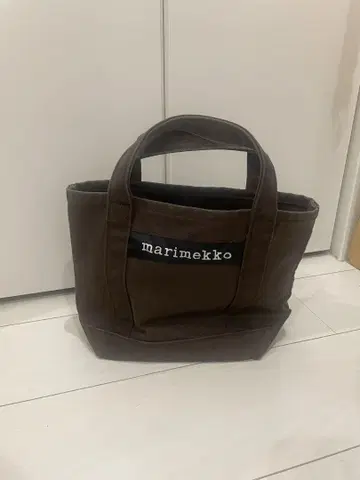 marimekko 브라운 미니 핸드백