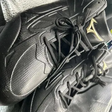 Mizuno 블랙 스파이크 슈즈 라이트 레보 엘리트 28cm