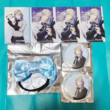 우타프리 카뮤 세트 탭나이 애니카페 캔뱃지 리본 참 특전