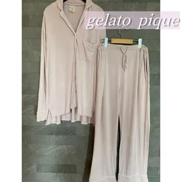 gelato pique 젤라 피케 파자마 룸웨어 상하의 세트 핑크