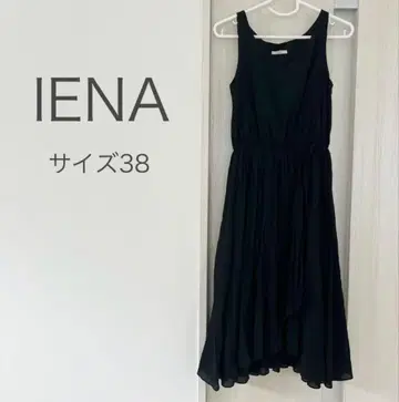 IENA 슬리브리스 원피스/블랙 36
