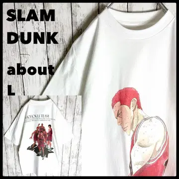 슬램덩크 t셔츠 강백호 양면 프린트 애니메이션 구제 의류 slamdunk