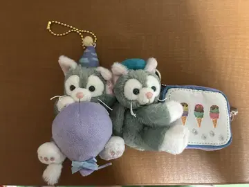 젤라토니 봉제 인형 배지 키링