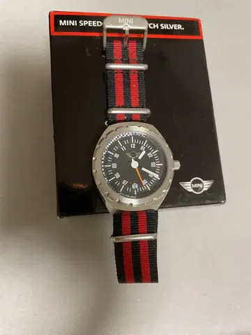 MINI Speedometer Watch 블랙/실버