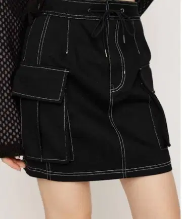 SLY COMBI CUT S/SK 콤비 컷 숏 스커트
