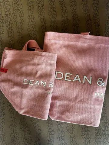 DEAN & DELUCA 핑크 토트백