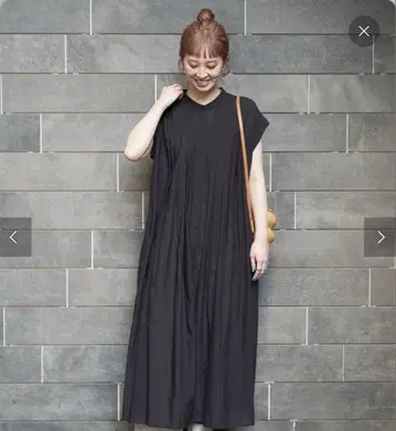 B.C STOCK 손세탁 가능 / 보일 원피스 블랙