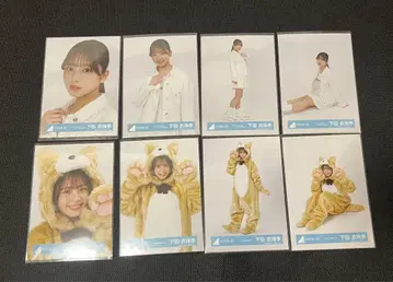 히나타자카46 시모다 이즈키 동물 인형옷 자켓 사진 브로마이드