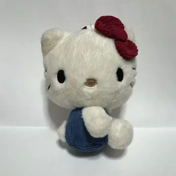 헬로키티 에코백 카라비너 파우치 봉제 인형 레트로 클래식