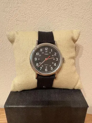 TIMEX 타이맥스 나일론 스트랩 시계 블랙