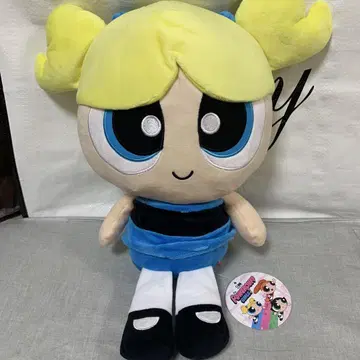 파워 퍼프 걸스 버블스 봉제 인형 파워 퍼프 카툰