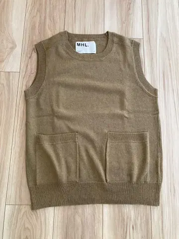 MHL. 포켓 부착 니트 베스트 II
