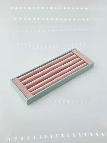 No.4, 풀 링 트레이, 롱, 민트, 핑크