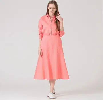새상품 MACKINTOSH LONDON 매킨토시 런던 린넨 스커트