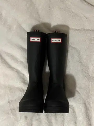 [박스 포함] Hunter 장화 BLACK 블랙 사이즈 UK5 24cm