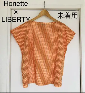 미착용 Honnete 오넷 리버티 프린트 블라우스 조나단