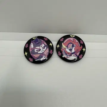 Hazbin Hotel 캔뱃지 허스크 니프티 세트