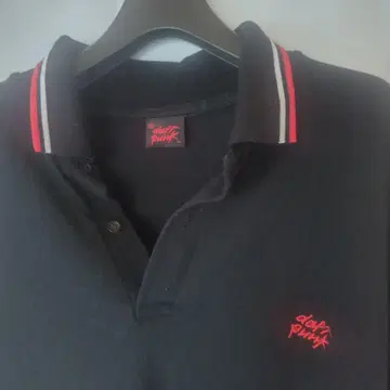 DAFTPUK Daft Punk 피케 셔츠 블랙 반팔