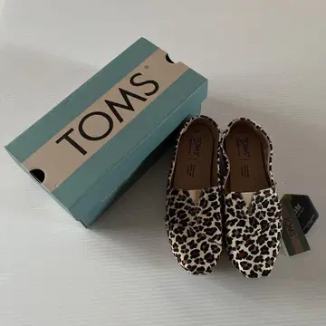 TOMS 레오파드 무늬 슬립온 톰스 22.0cm