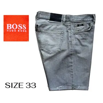 HUGO BOSS 컷 오프 청바지 사이즈 33