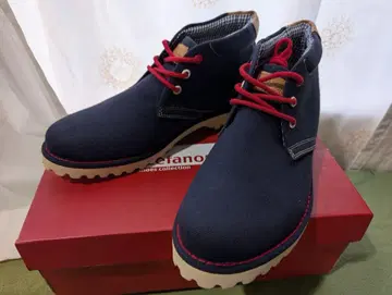 Stefano 네이비 처카 부츠