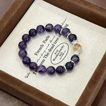 자수정 비즈 팔찌