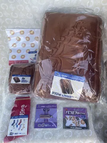 부르봉 두근두근 복권 아루포토 쿠션 라스트원상 B상 외 6점 SET
