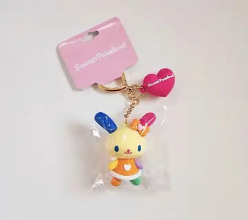 우사하나 PVC 마스코트 원포인트 하트 퓨로 키링
