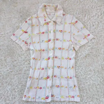 TSUMORI CHISATO 츠모리치사토 크레프리 반팔 셔츠
