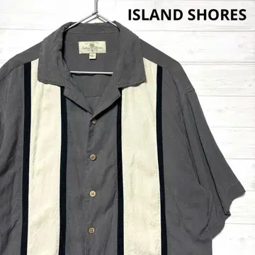 ISLAND SHORES 아일랜드 쇼어 오픈 카라 셔츠