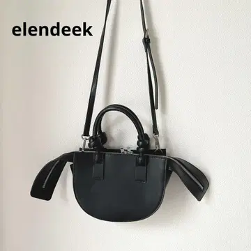 elendeek 엘렌딕 백 블랙 반달형 가방